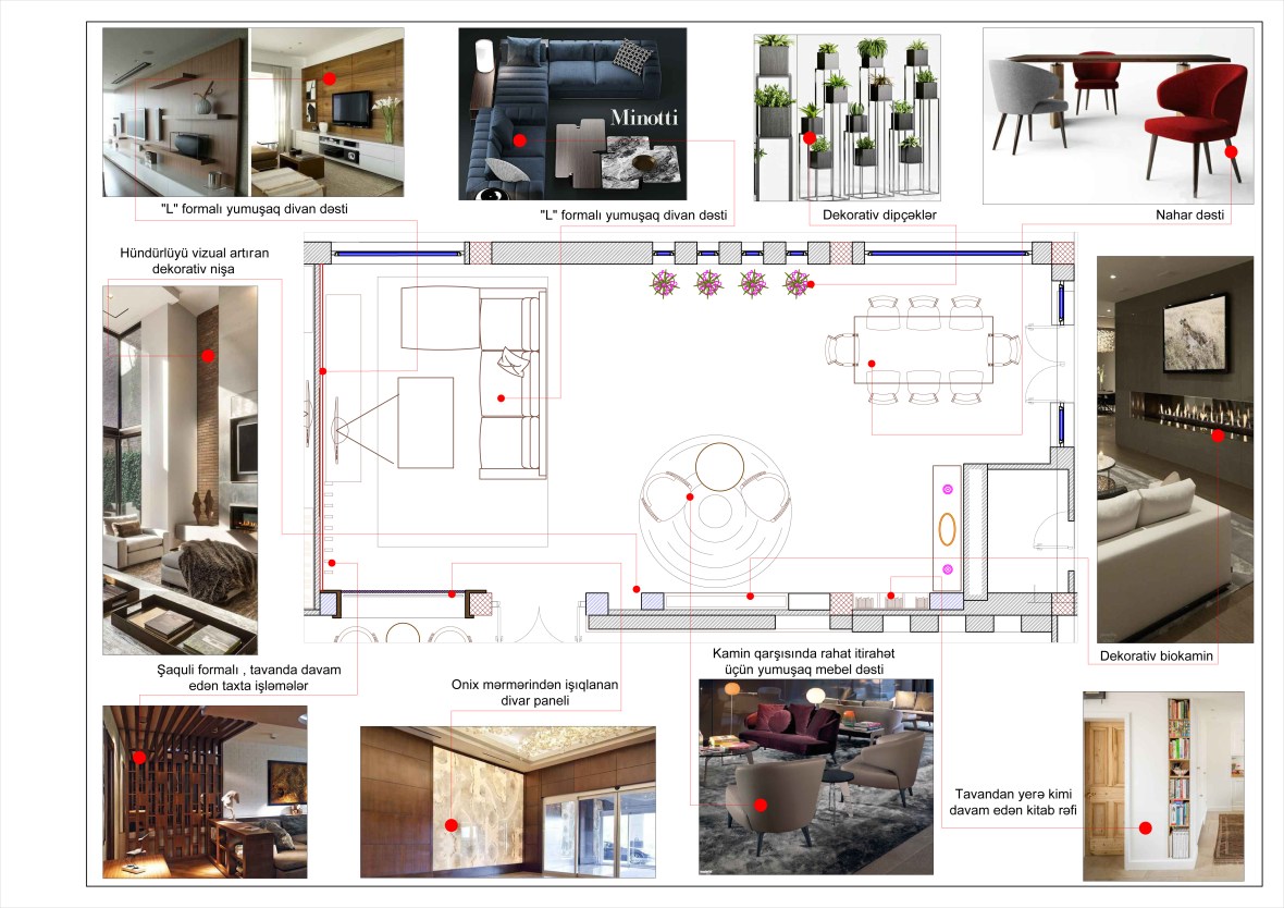 Life centre  living room plan