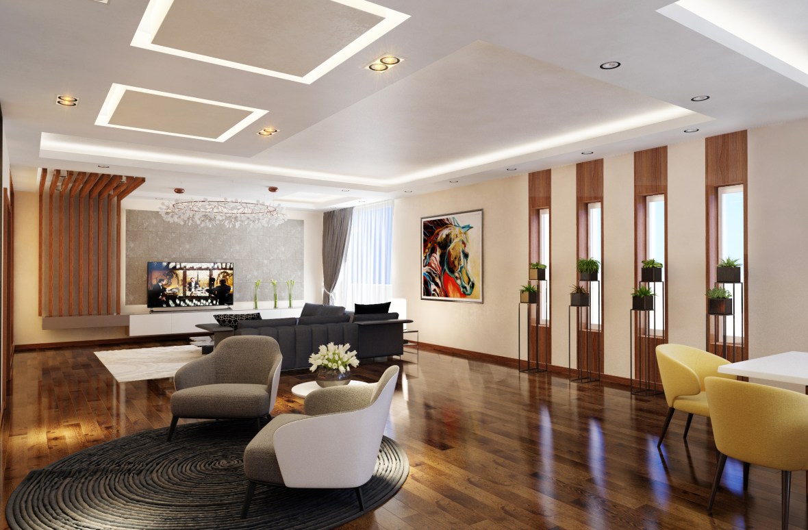 Life centre Baku apartments living room 3